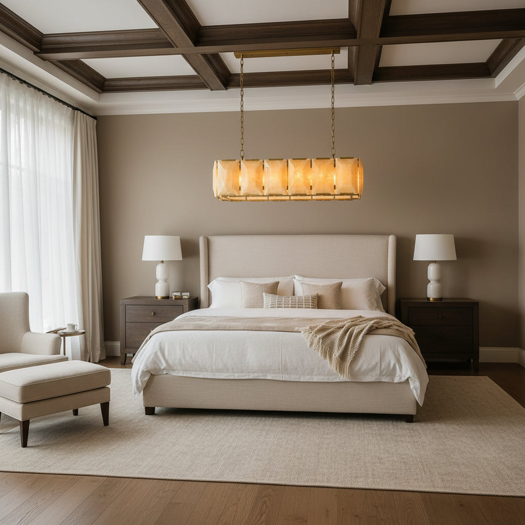 Marlow Calcite Rectangular Chandelier