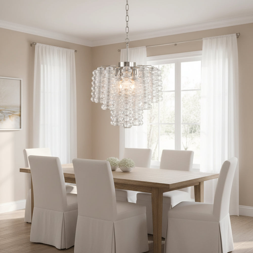 Ripple Column Chandelier