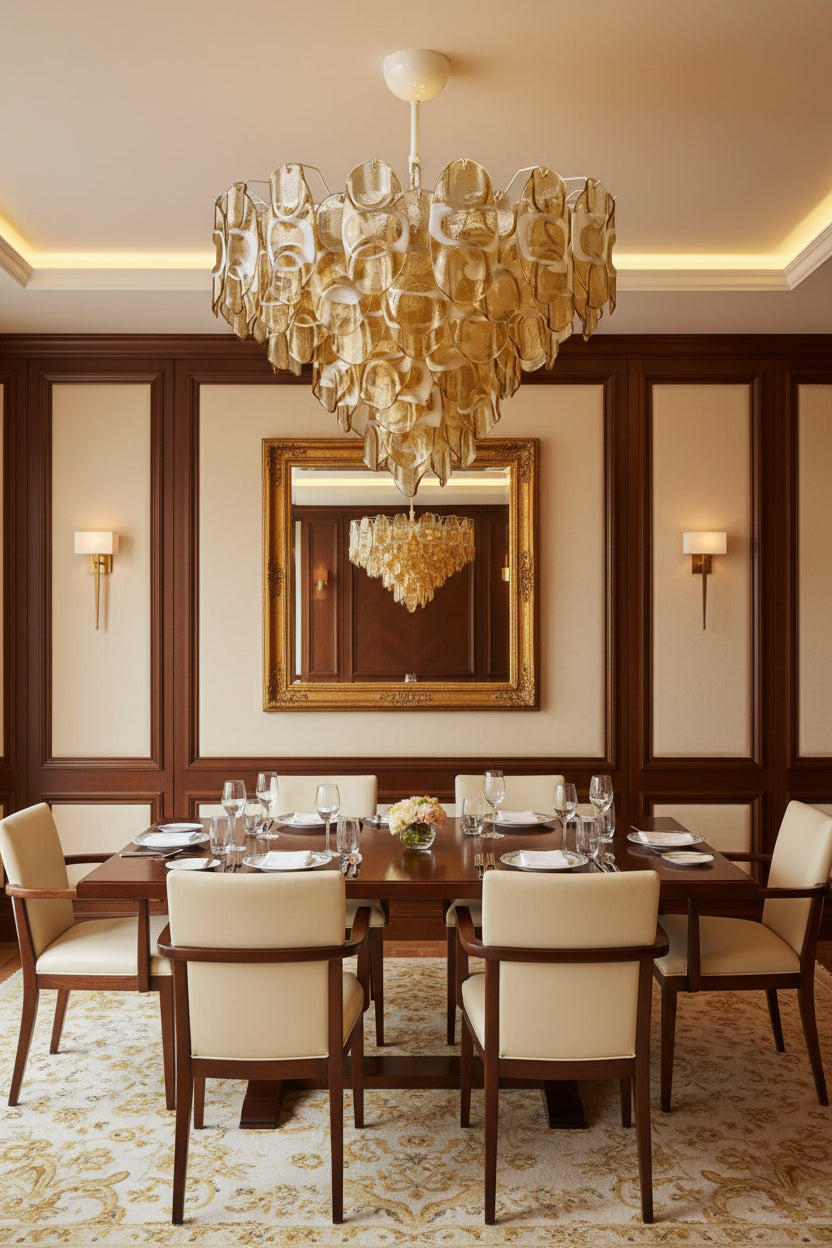 Vivara Glass Chandelier