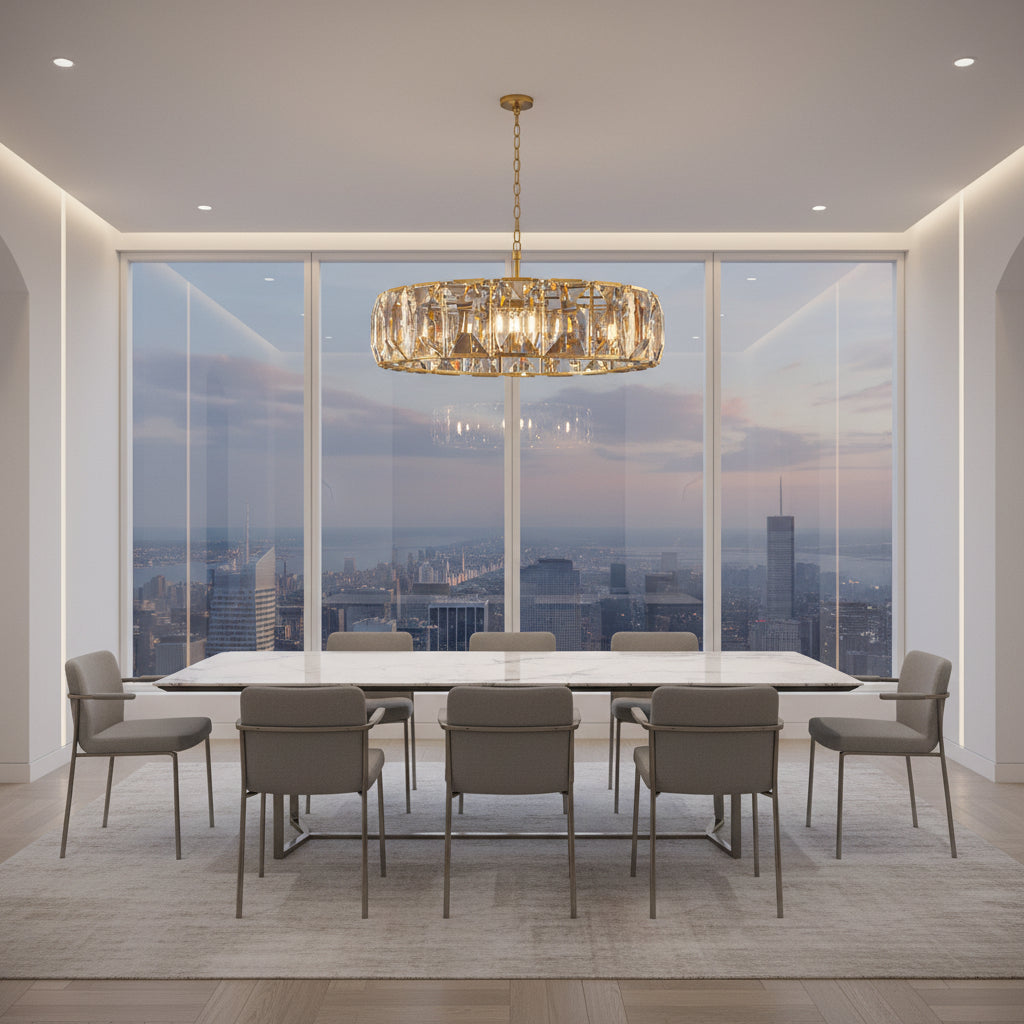 Marlow Crystal Round Chandelier
