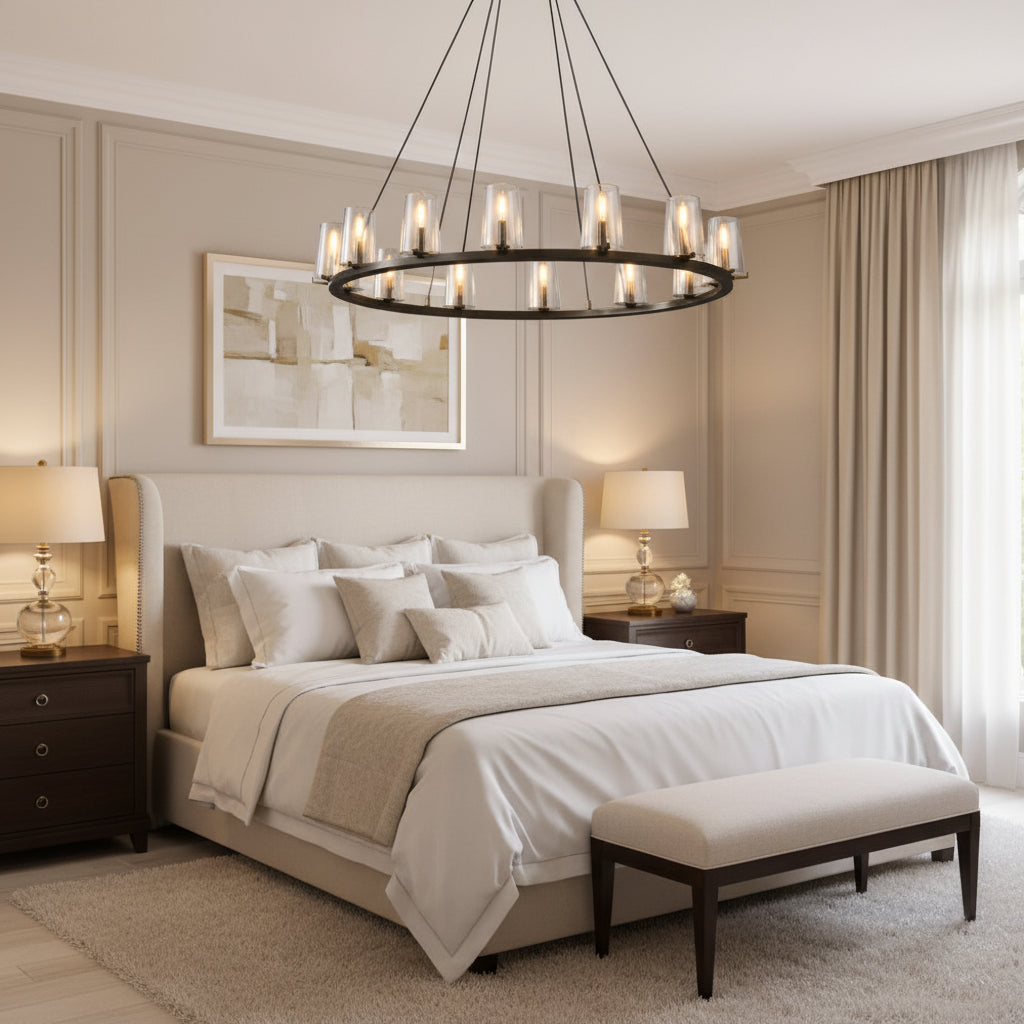 Pauillace Round Chandelier