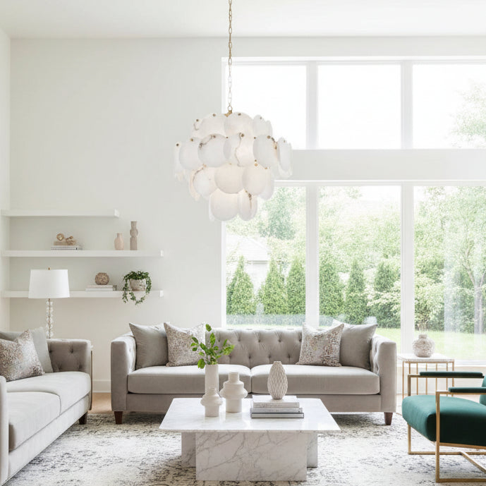 Caelum Alabaster Chandelier Light