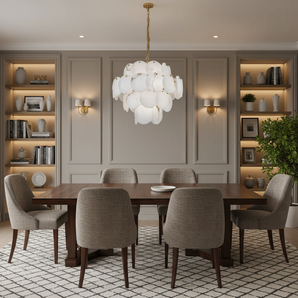 Caelum Alabaster Chandelier Light