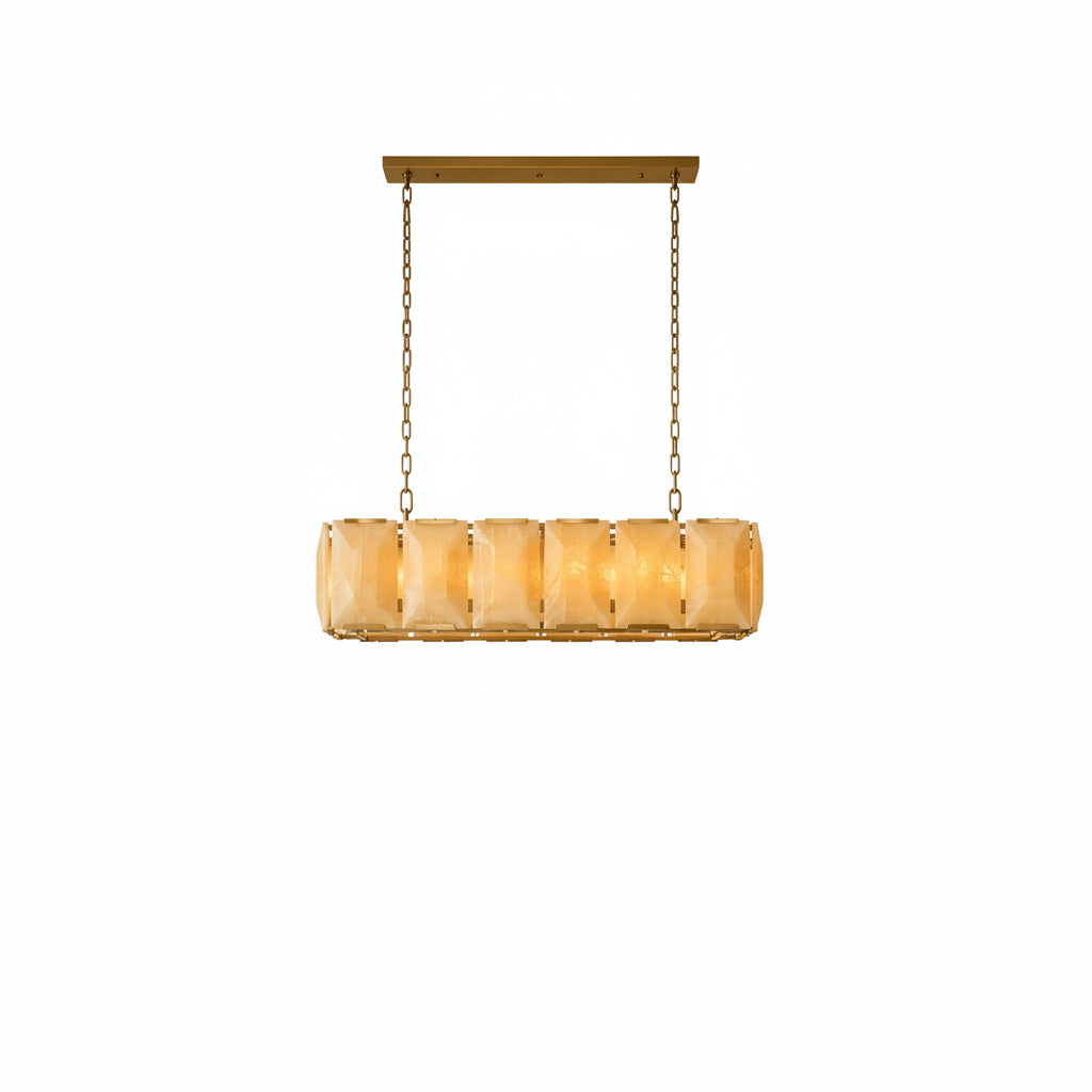 Marlow Calcite Rectangular Chandelier