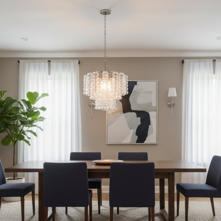 Ripple Column Chandelier