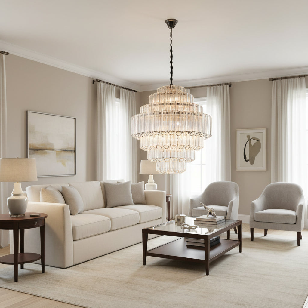 Clear Grande Palermo Chandelier