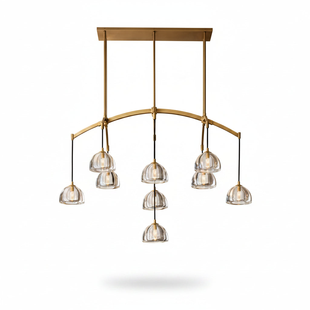 Hemispher Linear Chandelier
