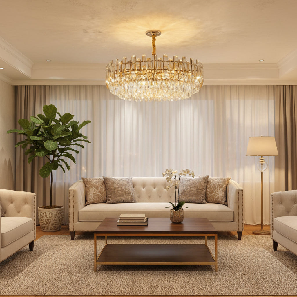 Misbah Round Chandelier