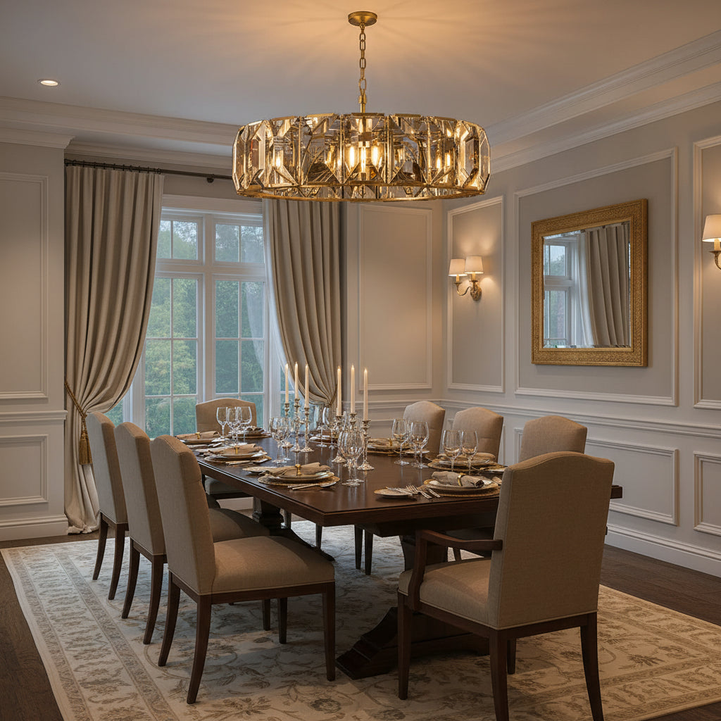 Marlow Crystal Round Chandelier