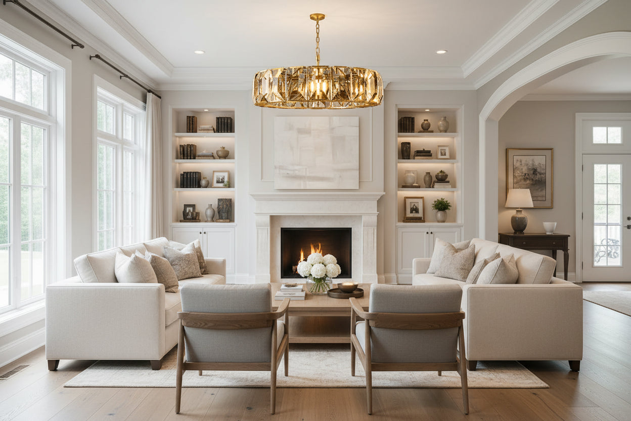Marlow Crystal Round Chandelier