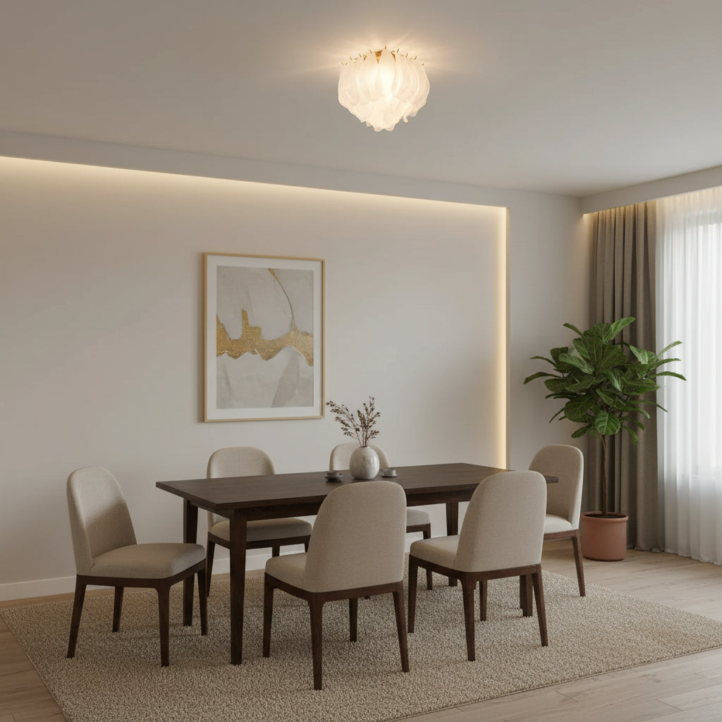 Tuliva Glass Ceiling Lamp