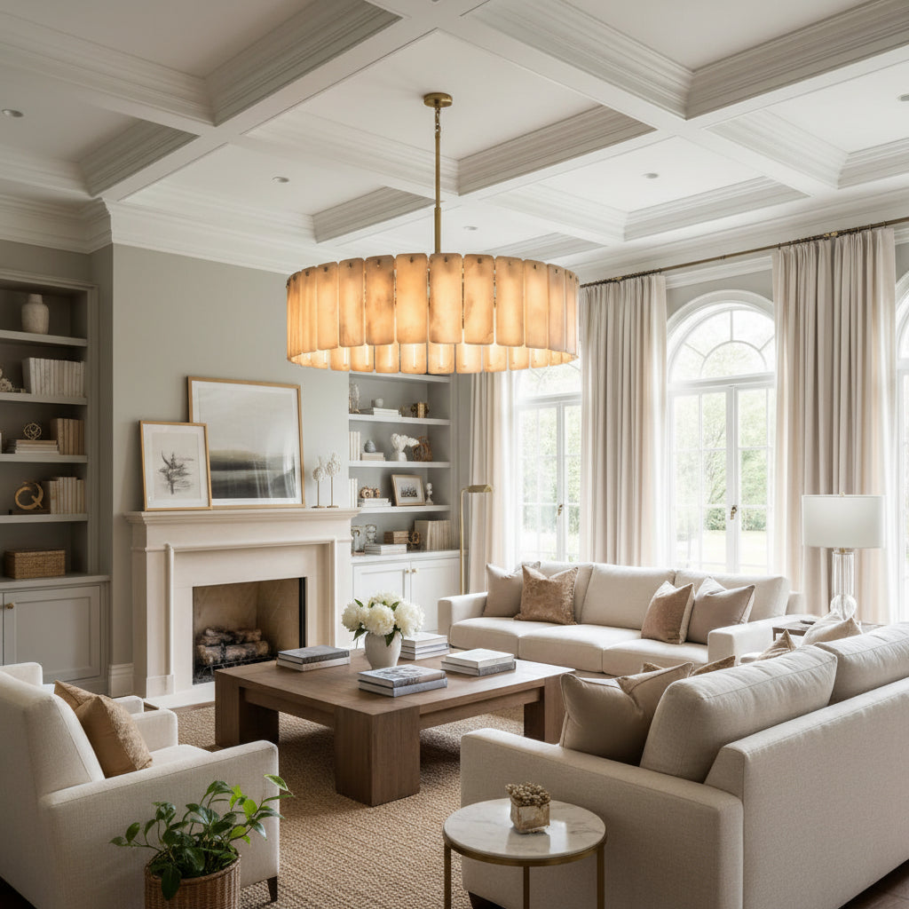 Calametta Onyx Round Chandelier