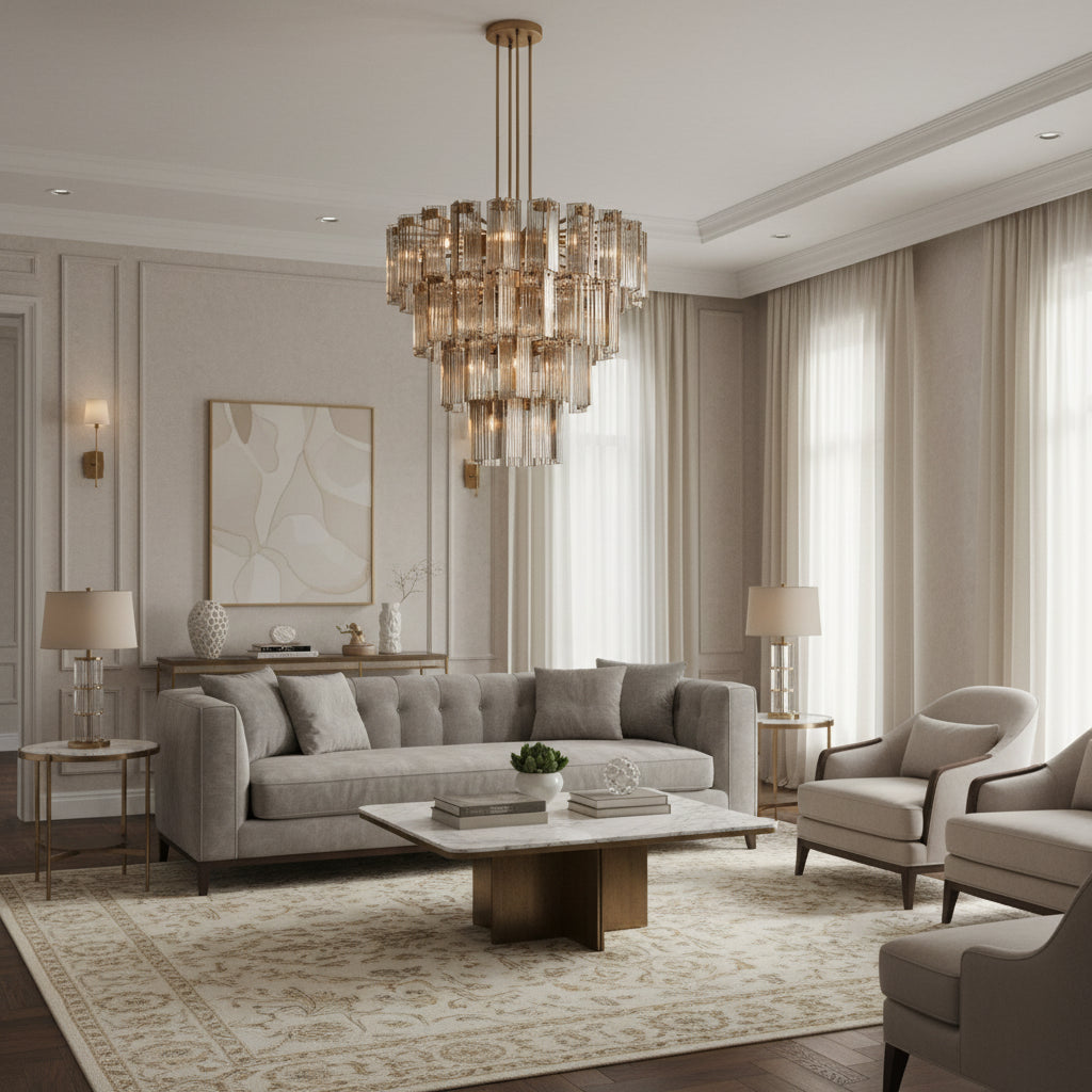 Delsie Round Chandelier