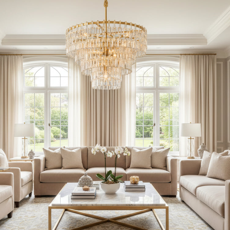 Marignam Tiered Round Chandelier