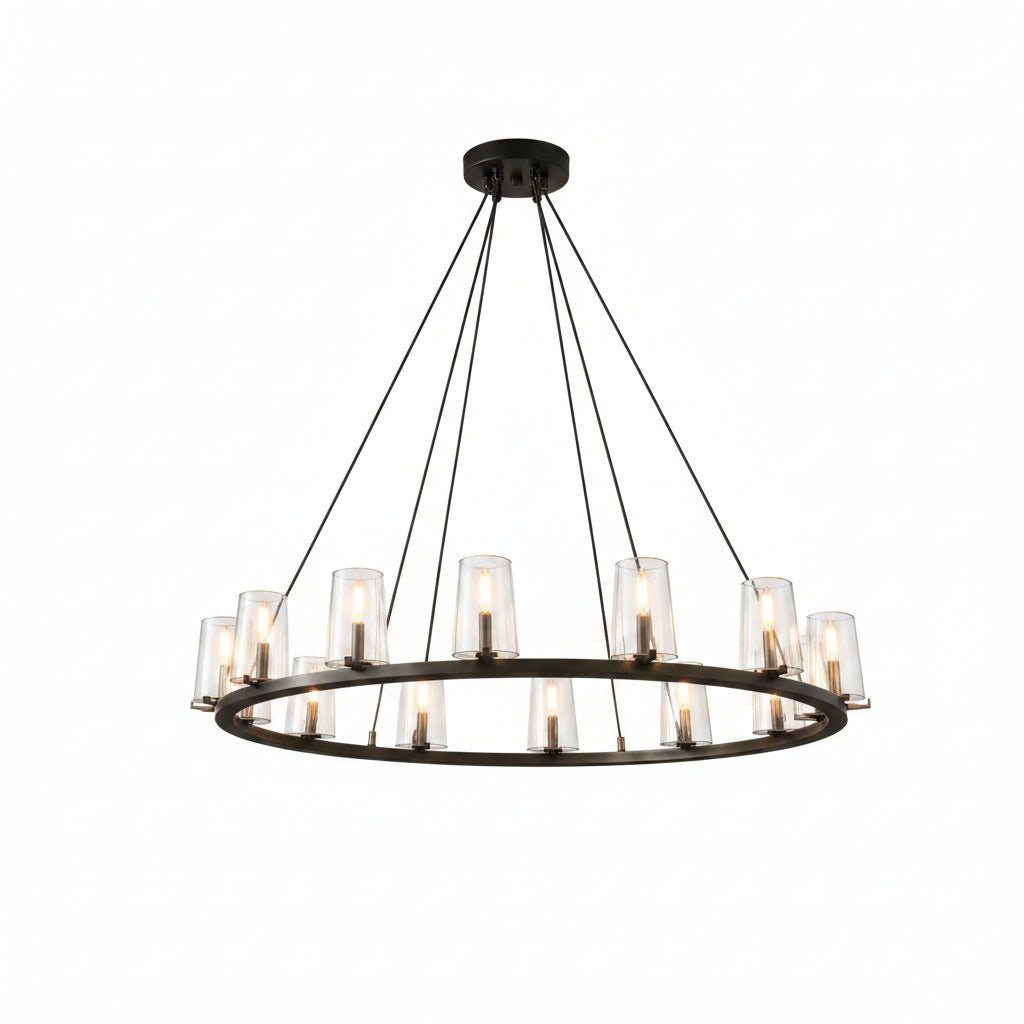 Pauillace Round Chandelier