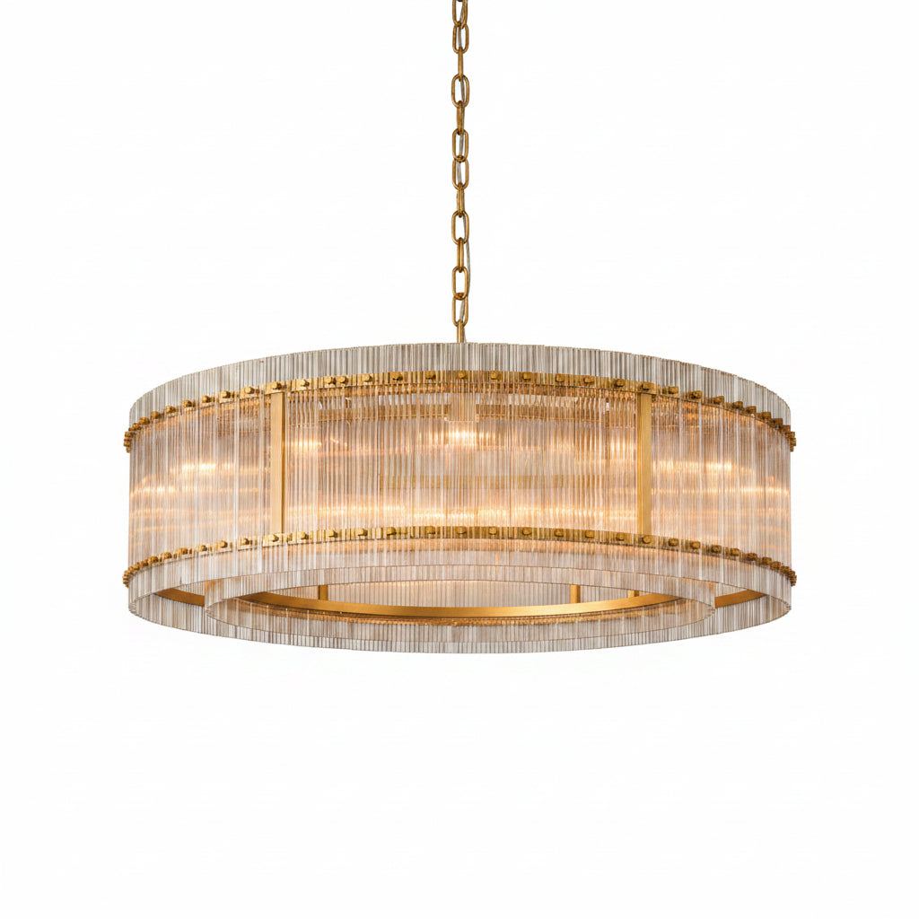 San Marca Glass Round Chandelier