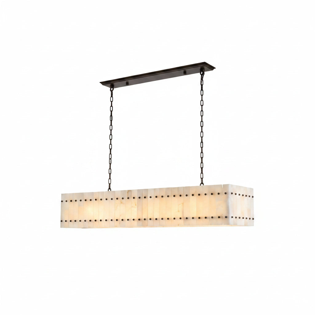 San Marca Alabaster Linear Chandelier
