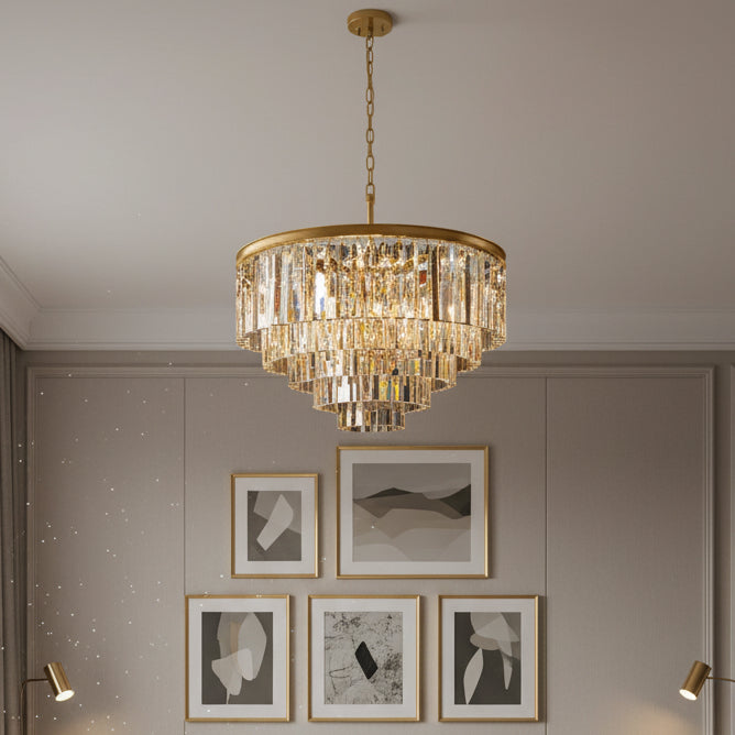 1920s Odeen Round Chandelier