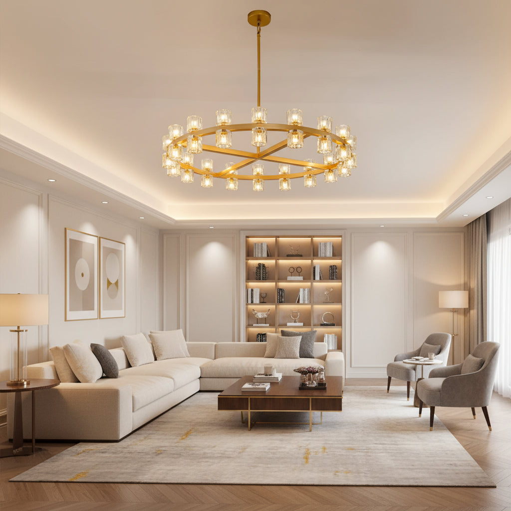 Arcachoe Led Round Chandelier