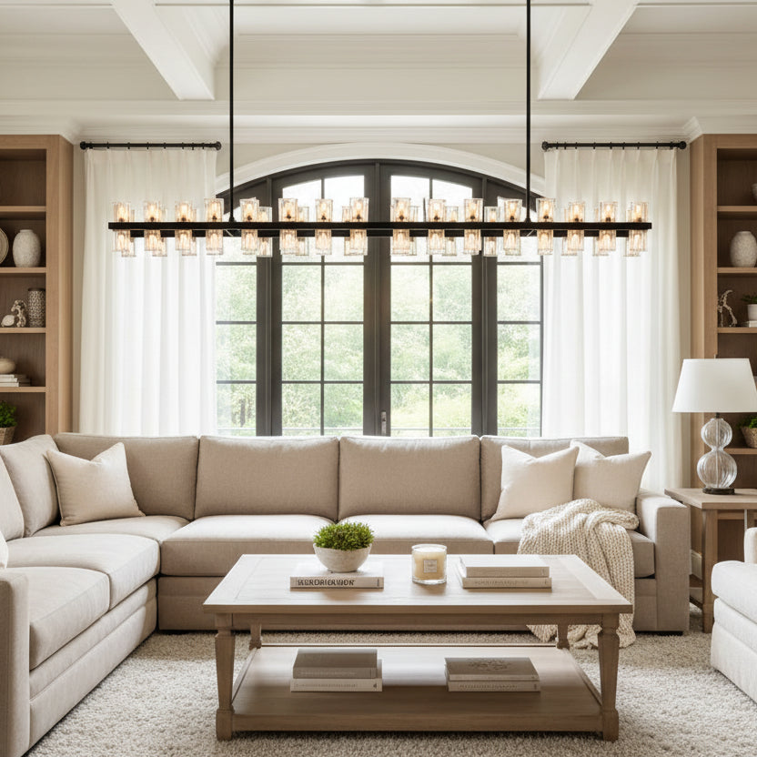 Arcachoe LED Rectangular Chandelier