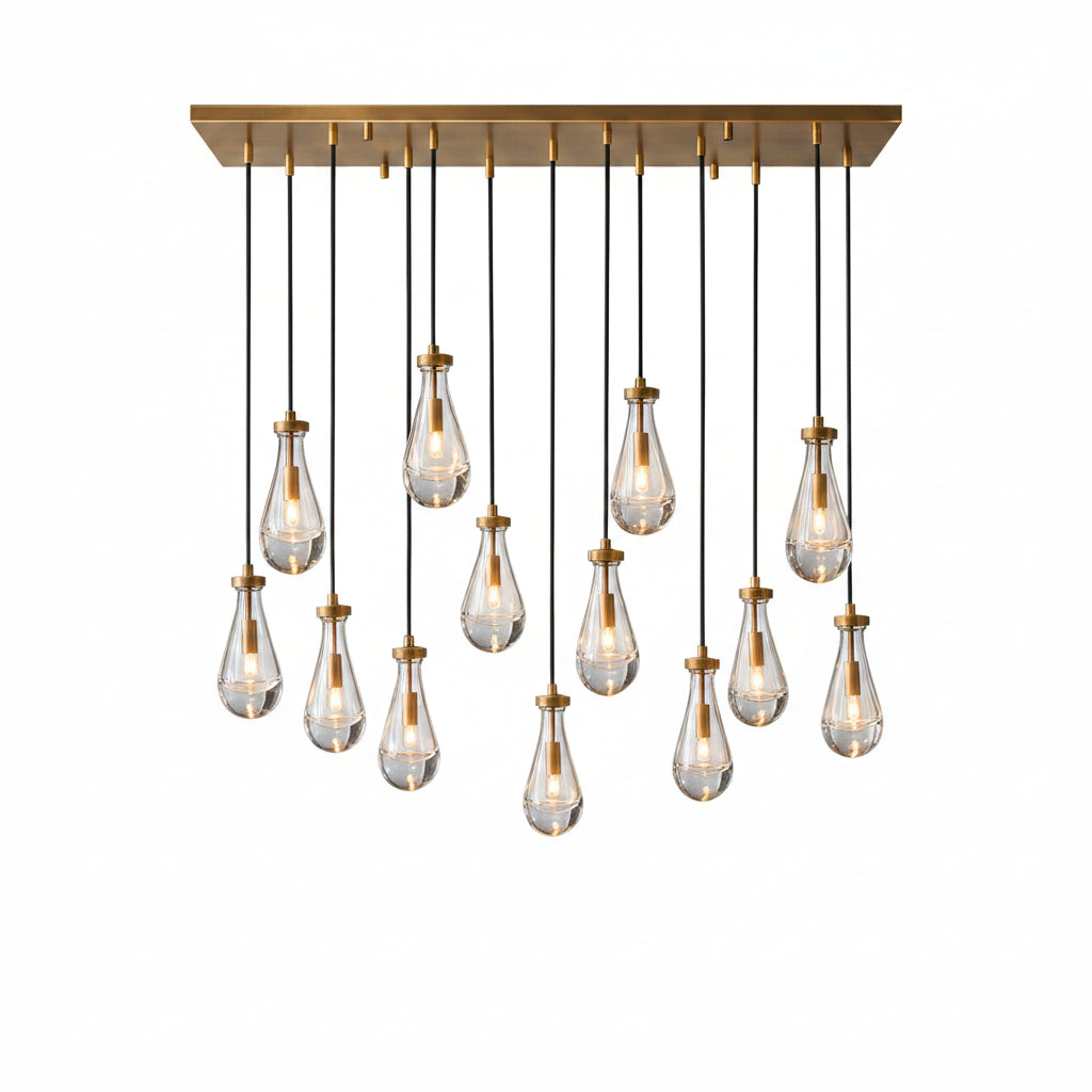 Rainy Rectangular Chandelier
