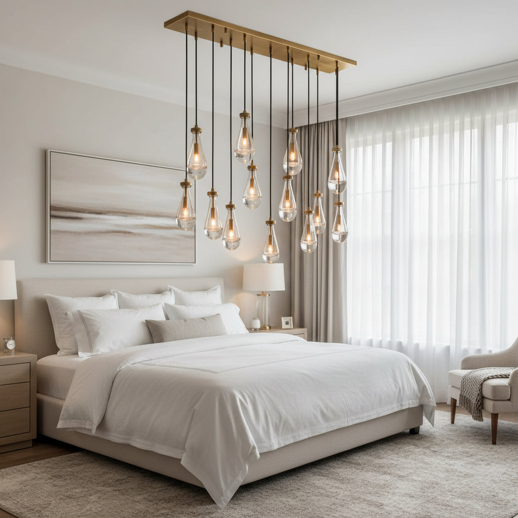 Rainy Rectangular Chandelier