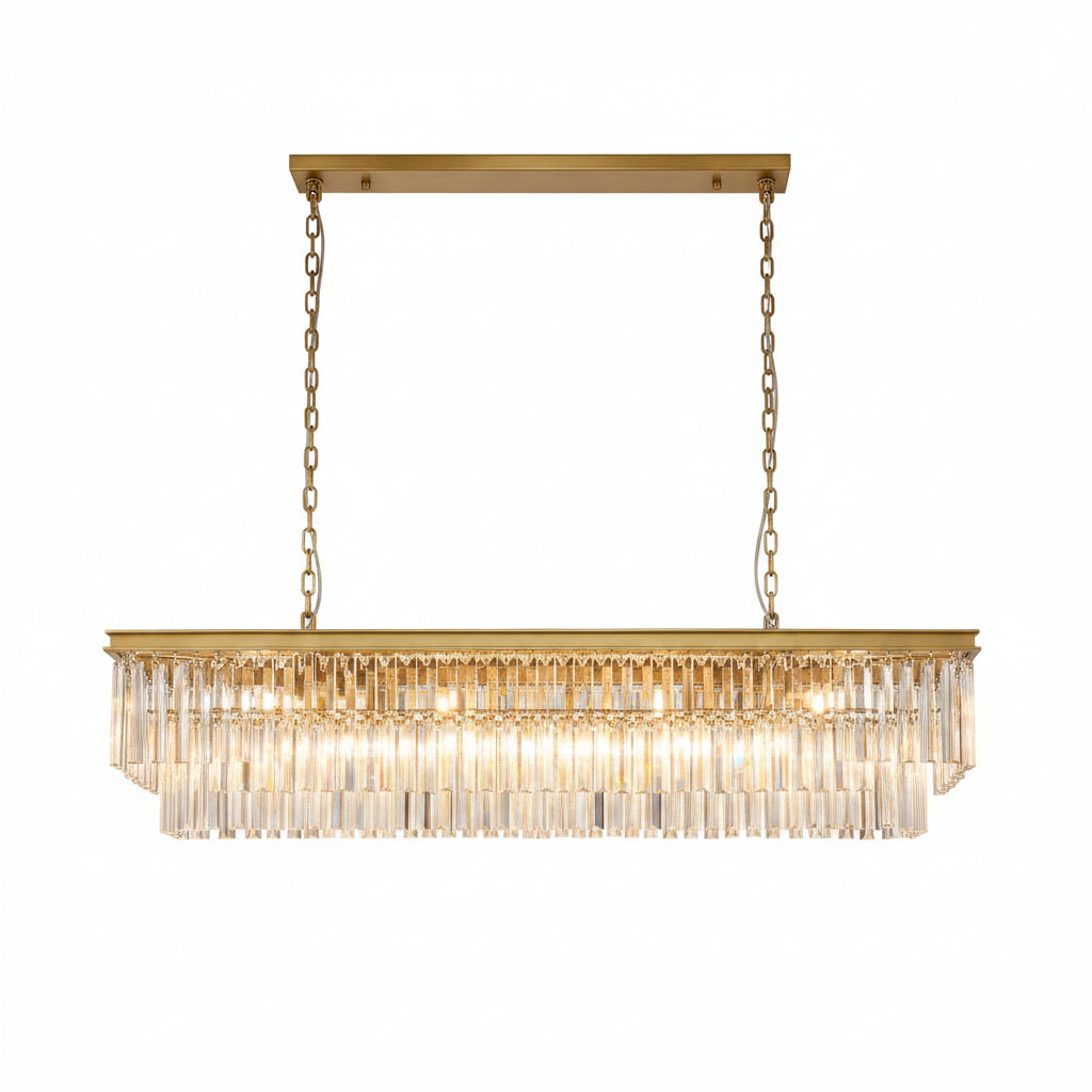 1920S Odeen Rectangular Chandelier