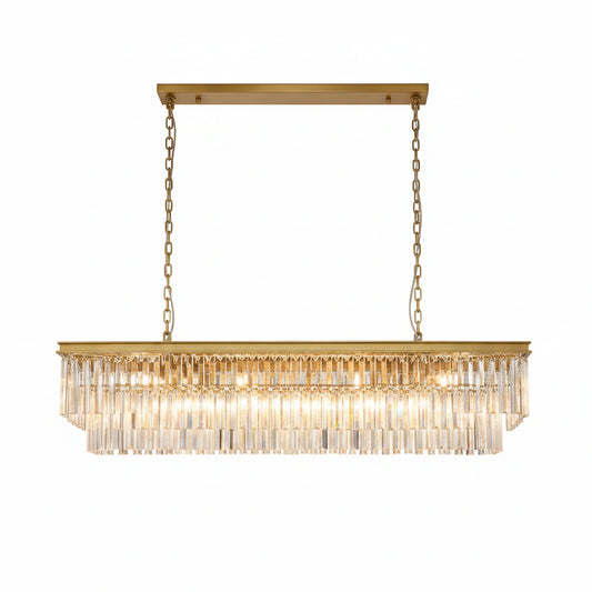 1920S Odeen Rectangular Chandelier