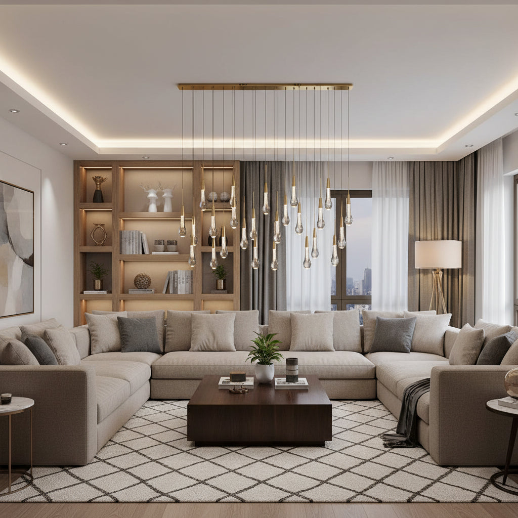 Soltaire Linear Chandelier