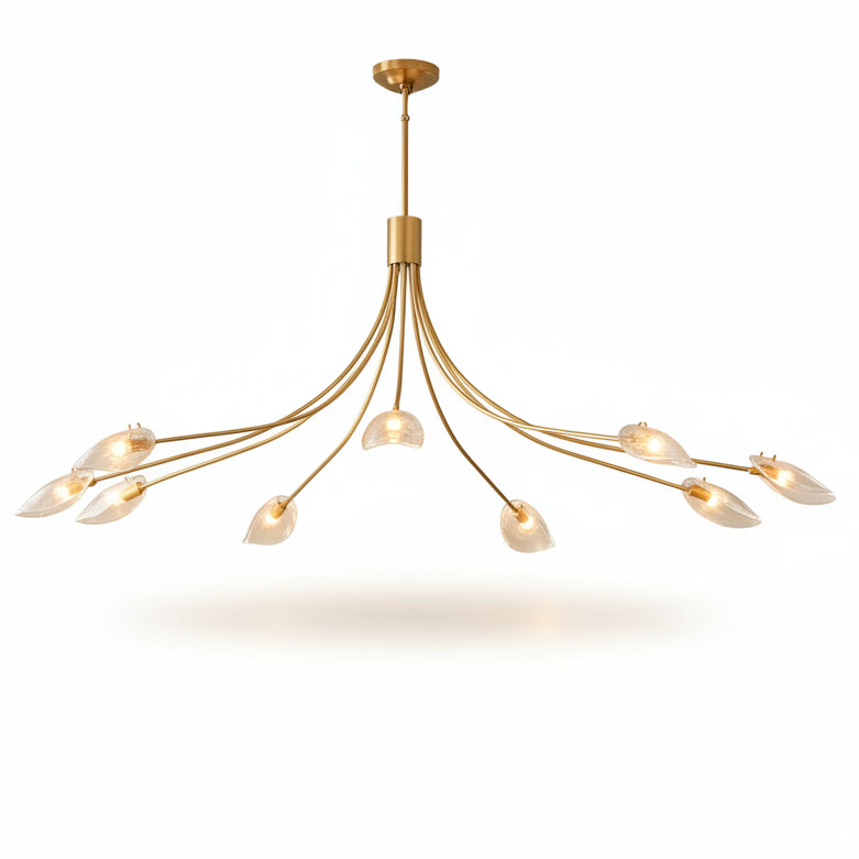 Selis Clear Glass Round Chandelier