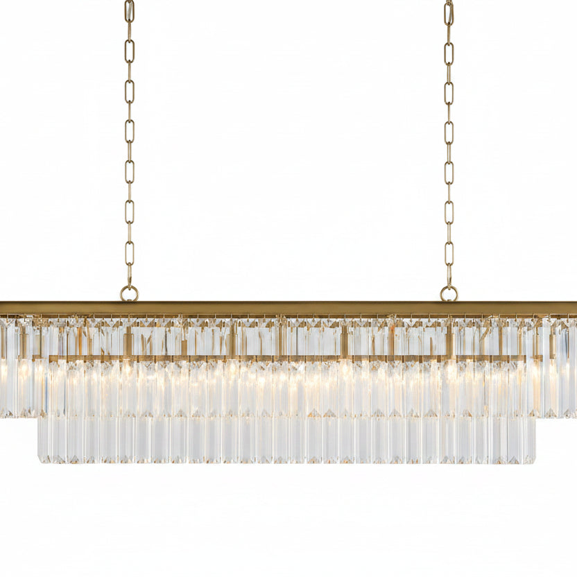 Leyland Tiered Rectangular Chandelier