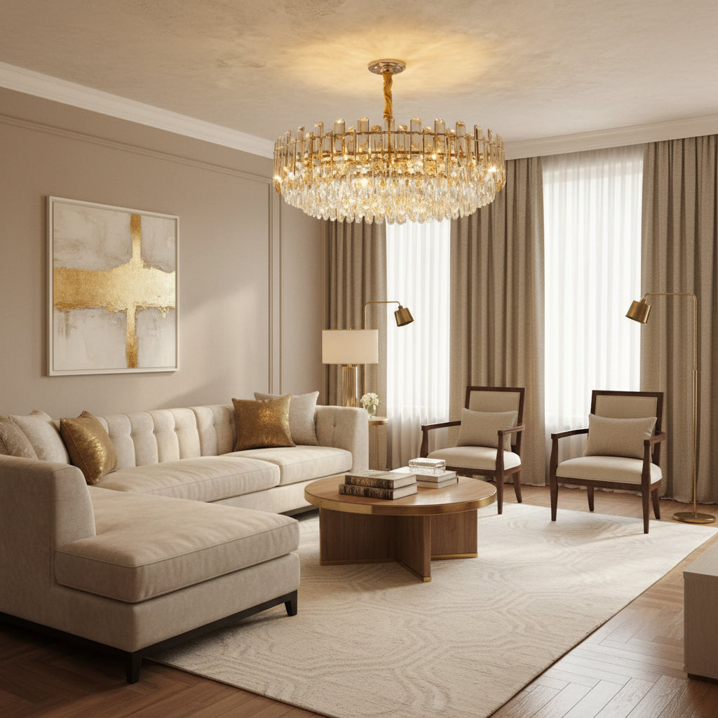 Misbah Round Chandelier