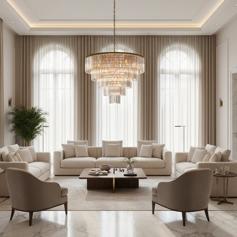 Leyland Tiered Round Chandelier