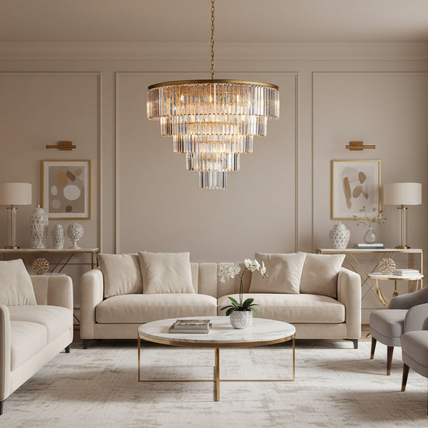 Leyland Tiered Round Chandelier