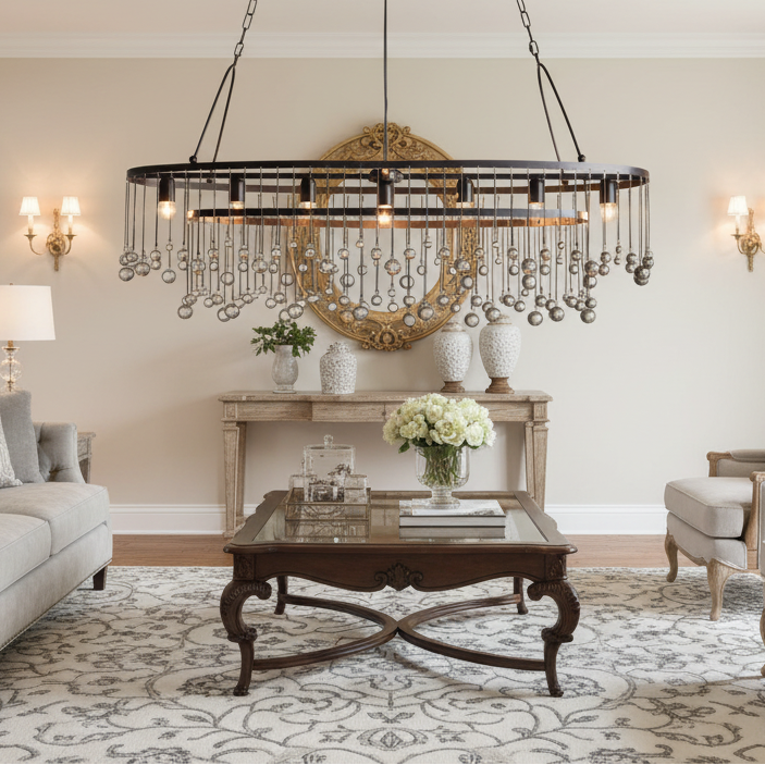 Aubrey Oval Chandelier