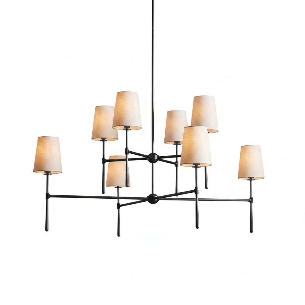 Rhodes Chandelier in Bronze