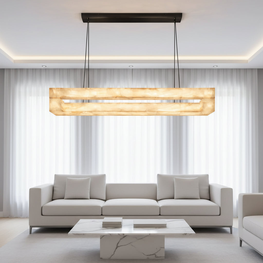 Livage Lueur Rectangular Chandelier