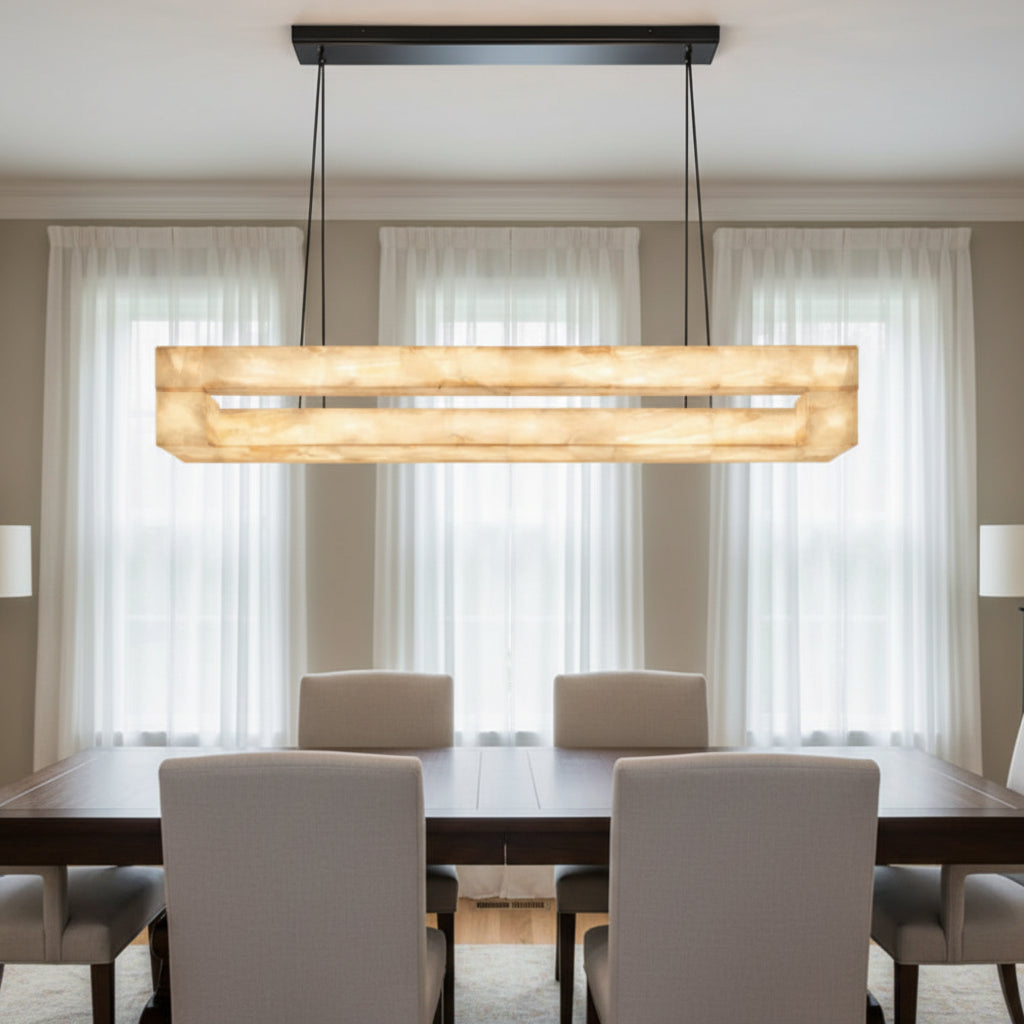 Livage Lueur Rectangular Chandelier