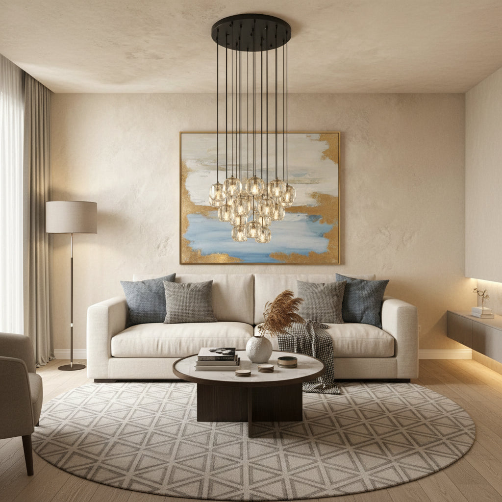 Kurst Round Cluster Chandelier