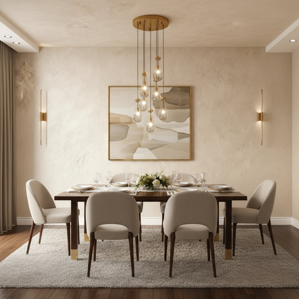 Pulcher Glass Tears Chandelier
