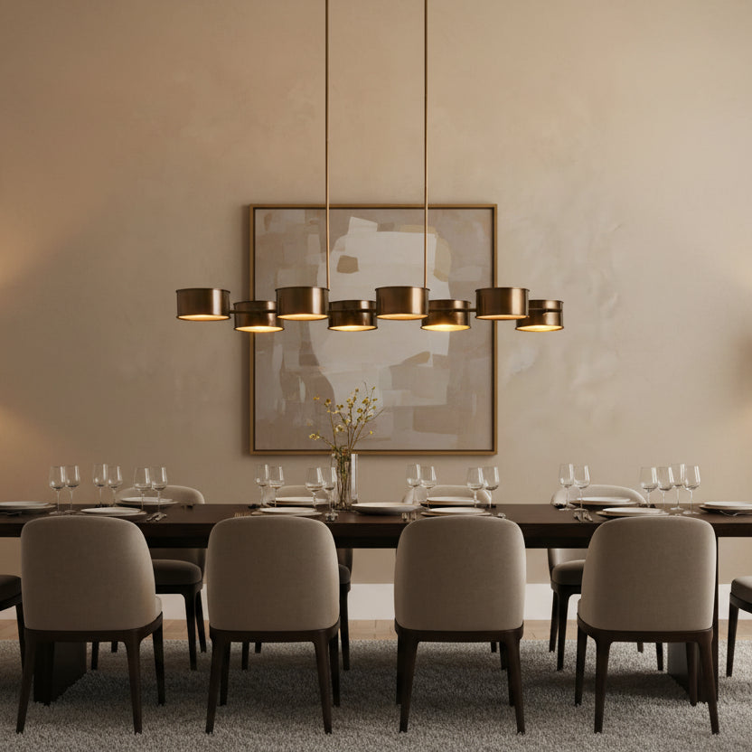 Daphne Metal Linear Chandelier