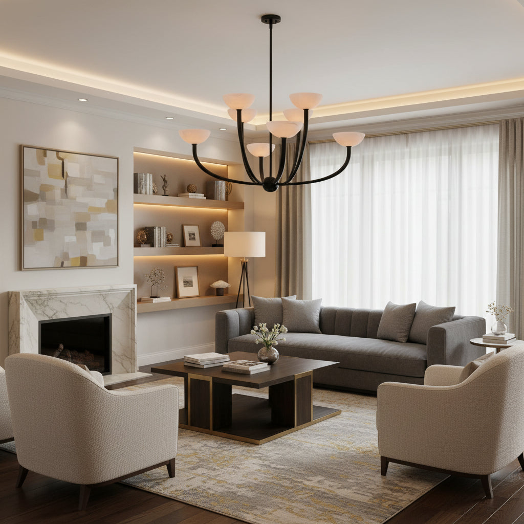 Saguaro Chandelier in Bronze