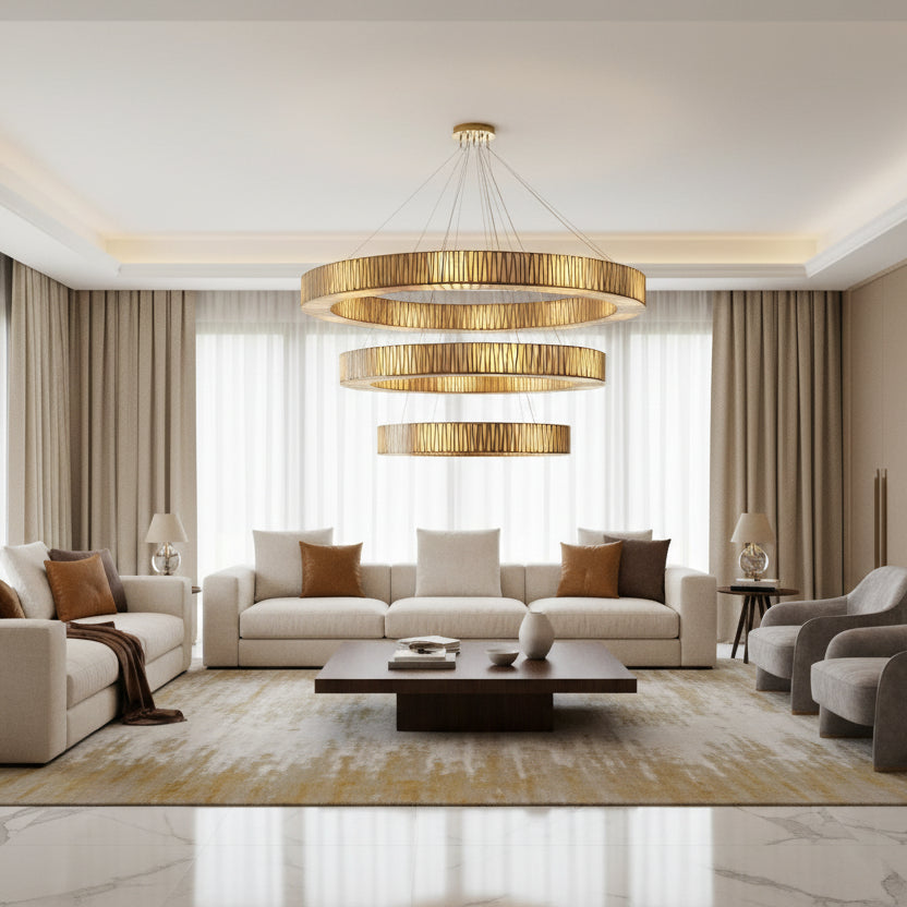 Jeunet 3-Tier Round Chandelier